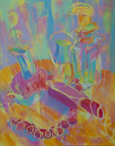Print of Expressionism Still Life Paintings by Gina Valenti-Lazarchik