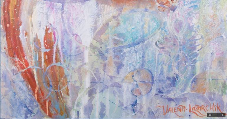 Original Abstract Painting by Gina Valenti-Lazarchik