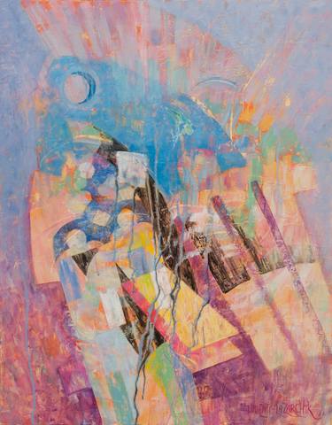 Print of Abstract Religious Paintings by Gina Valenti-Lazarchik