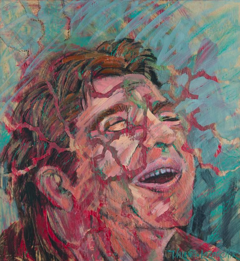 Print of Figurative Portrait Paintings by Gina Valenti-Lazarchik