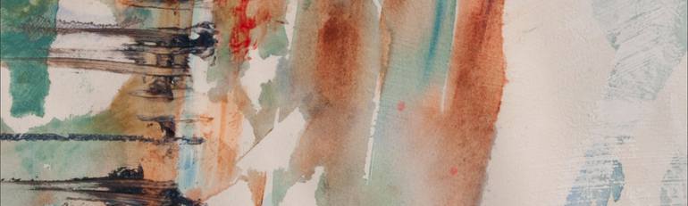 Original Abstract Expressionism Abstract Painting by Gina Valenti-Lazarchik