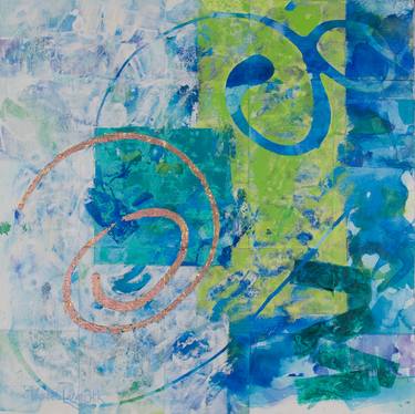 Original Abstract Paintings by Gina Valenti-Lazarchik