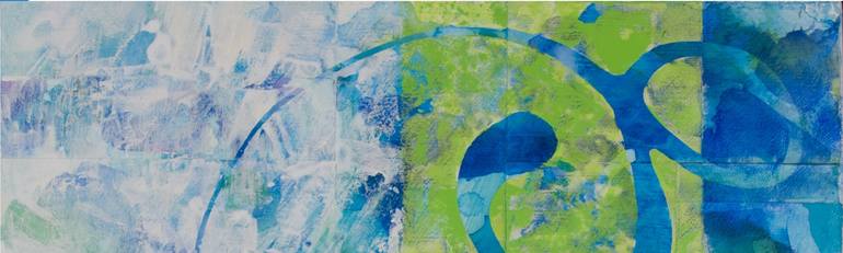 Original Expressionism Abstract Painting by Gina Valenti-Lazarchik