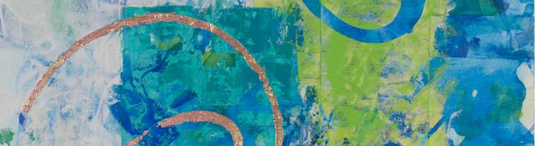 Original Expressionism Abstract Painting by Gina Valenti-Lazarchik