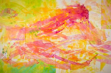 Original Modern Abstract Paintings by Gina Valenti-Lazarchik