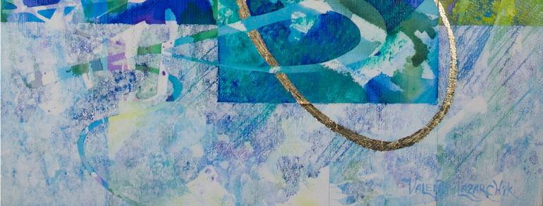 Original Modern Abstract Painting by Gina Valenti-Lazarchik