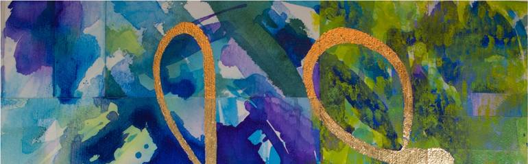 Original Modern Abstract Painting by Gina Valenti-Lazarchik