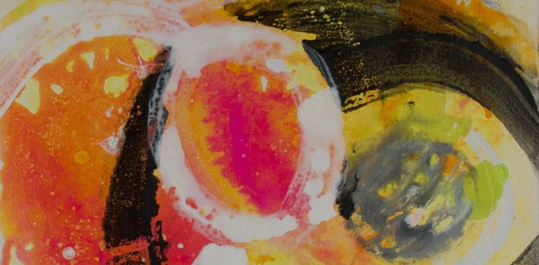 Original Abstract Expressionism Abstract Painting by Gina Valenti-Lazarchik