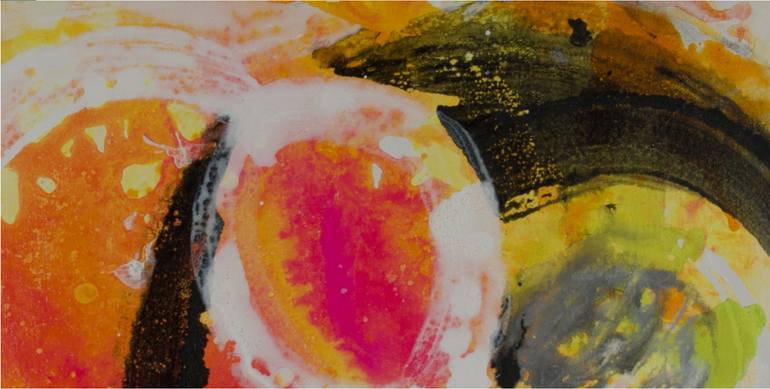 Original Abstract Expressionism Abstract Painting by Gina Valenti-Lazarchik