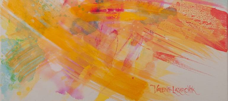 Original Modern Abstract Painting by Gina Valenti-Lazarchik