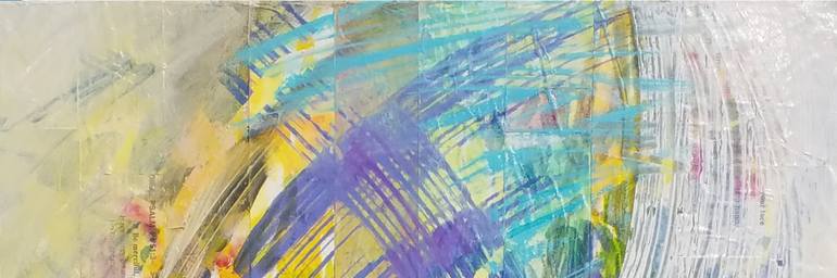 Original Abstract Painting by Gina Valenti-Lazarchik