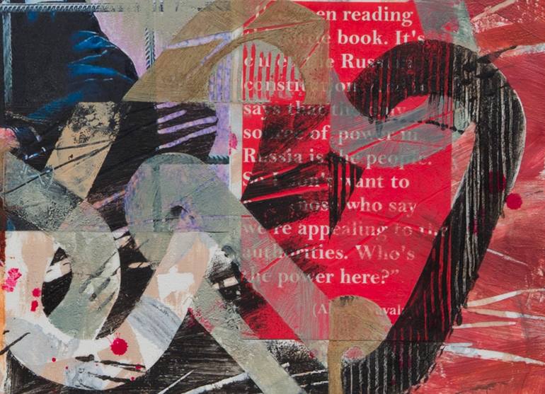 Original Conceptual Abstract Painting by Gina Valenti-Lazarchik