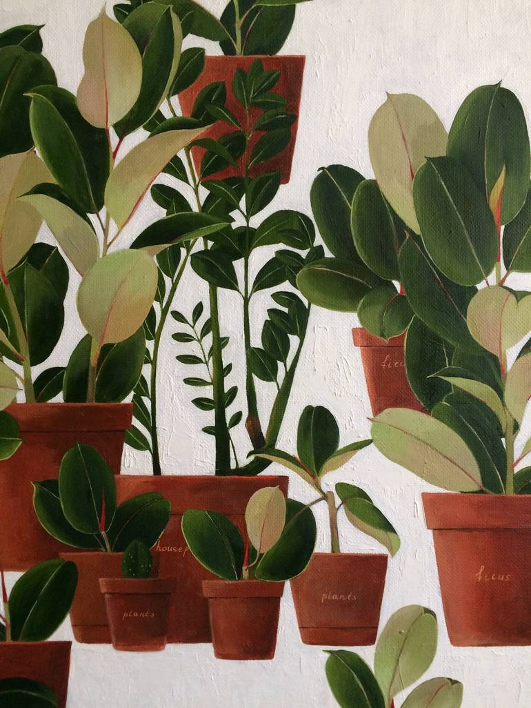 Original Fine Art Botanic Painting by Kseniya Berestova