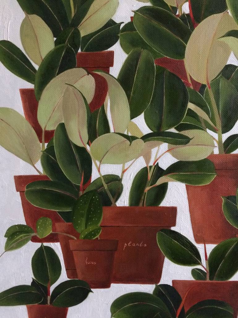 Original Fine Art Botanic Painting by Kseniya Berestova