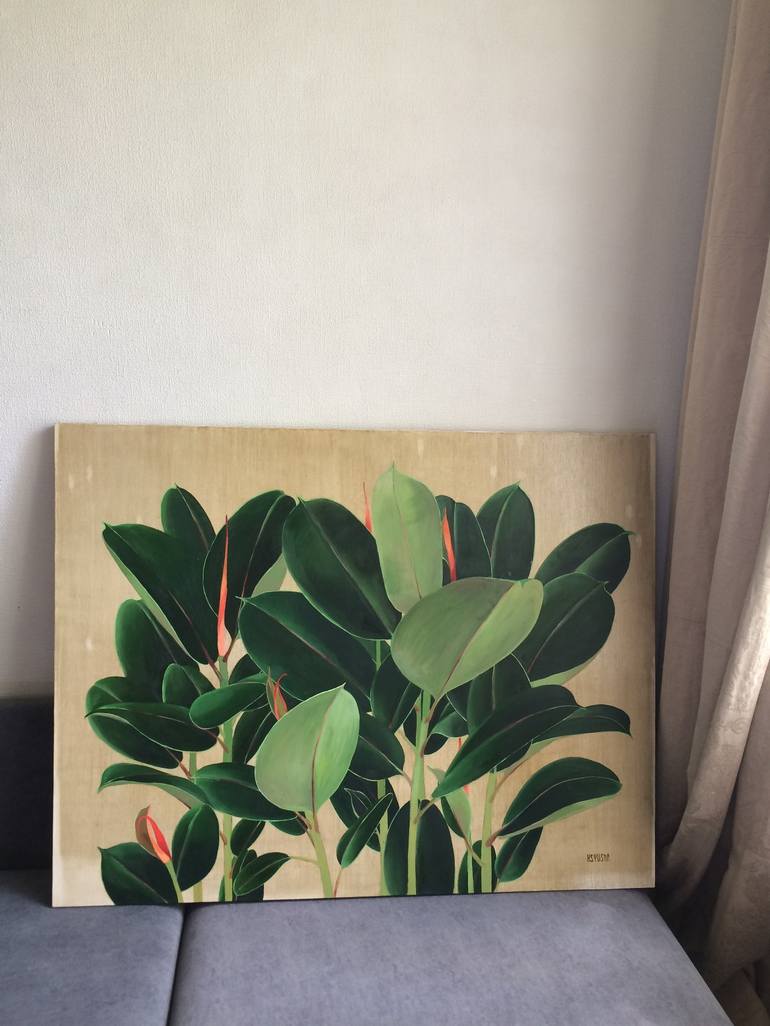 Original Fine Art Botanic Painting by Kseniya Berestova