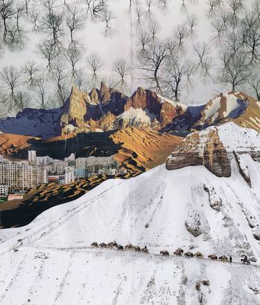 Original Landscape Collage by David Gorriz