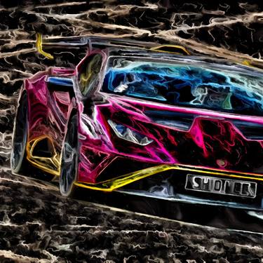 Sleek Speedster: Magenta Lamborghini Huracan STO thumb