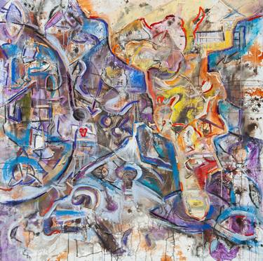 Original Abstract Expressionism Abstract Painting by Jason Stallings