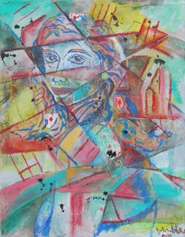 Print of Abstract Expressionism Portrait Paintings by Jason Stallings