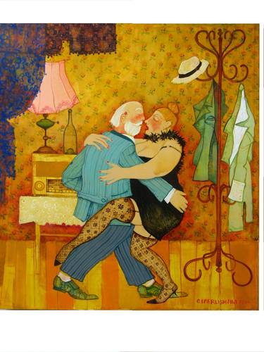 Saatchi Art Artist Otar Imerlishvili; Paintings, “Tango” #art
