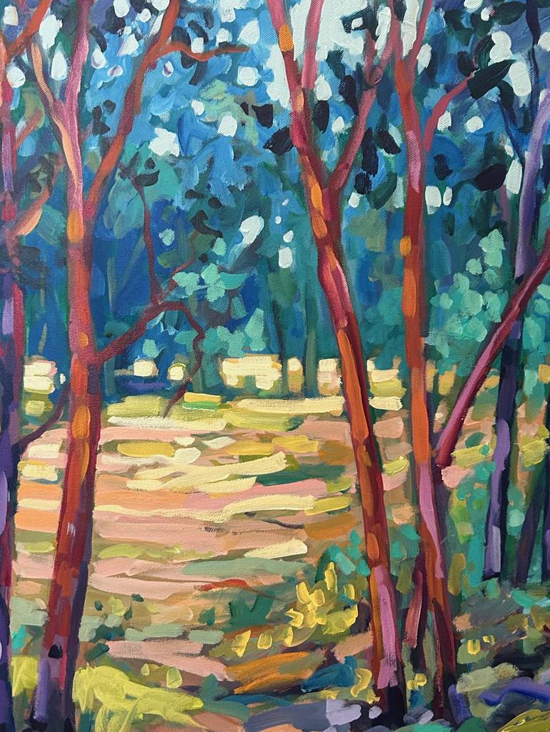 Original Post-impressionism Landscape Painting by Clair Bremner