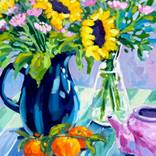 Sunflower Still Life by Clair Bremner