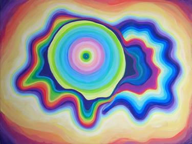 Original Conceptual Home Painting by Topal Anastasia