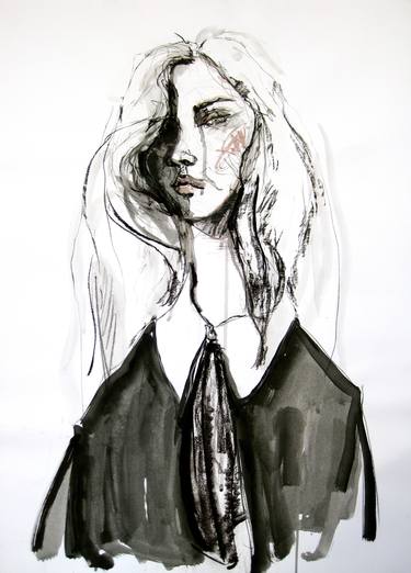 Print of Fashion Drawings by Anastasia Ross