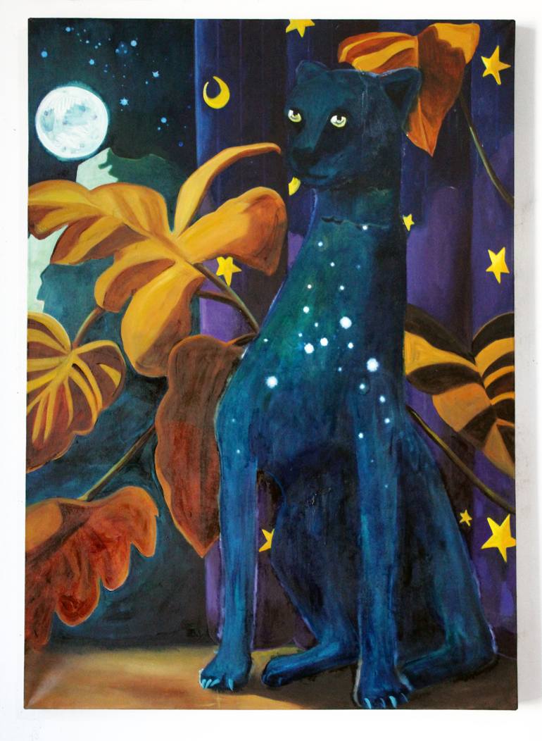 Original Folk Animal Painting by Benjamin Stephenson