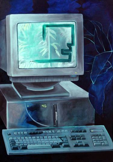 Original Contemporary Science/Technology Paintings by Benjamin Stephenson