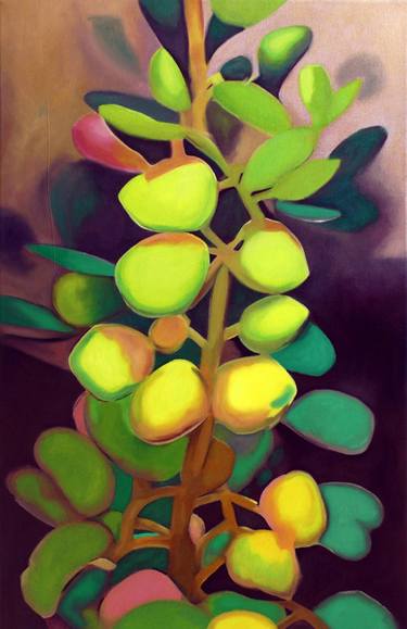 Original Painterly Abstraction Botanic Paintings by Benjamin Stephenson