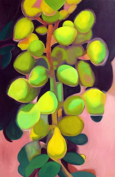 Original Painterly Abstraction Botanic Paintings by Benjamin Stephenson