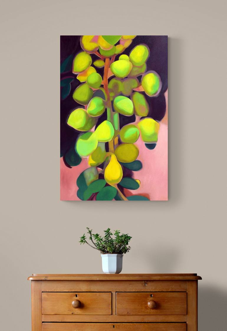 Original Painterly Abstraction Botanic Painting by Benjamin Stephenson