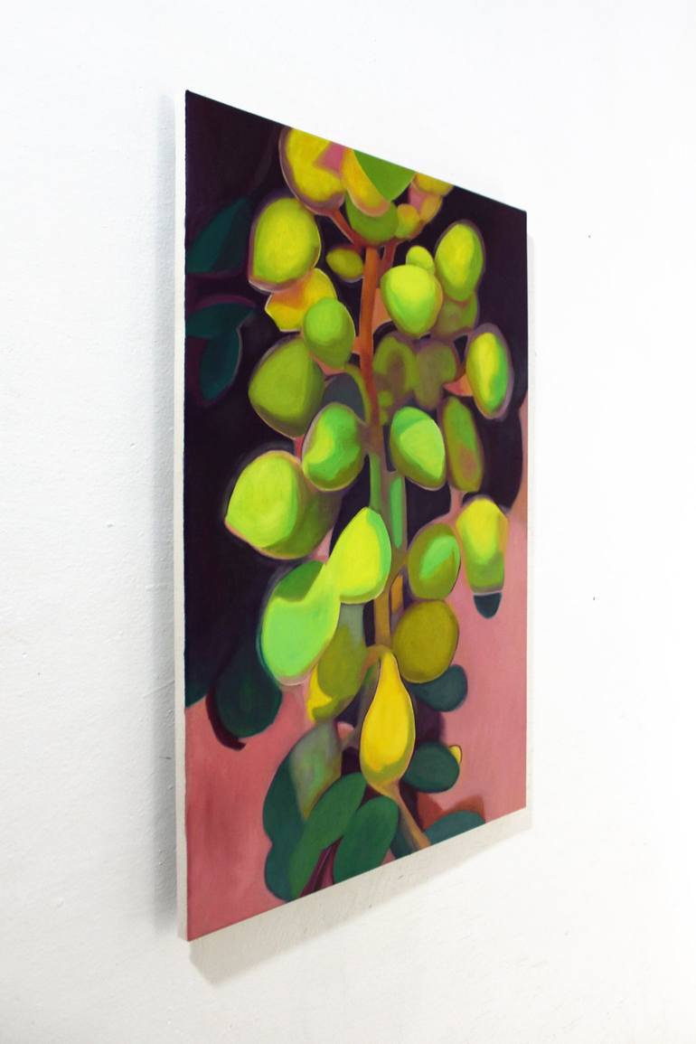 Original Painterly Abstraction Botanic Painting by Benjamin Stephenson