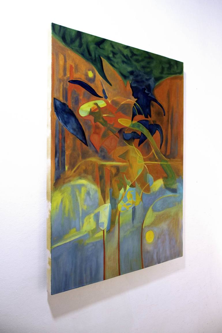 Original Figurative Geometric Painting by Benjamin Stephenson