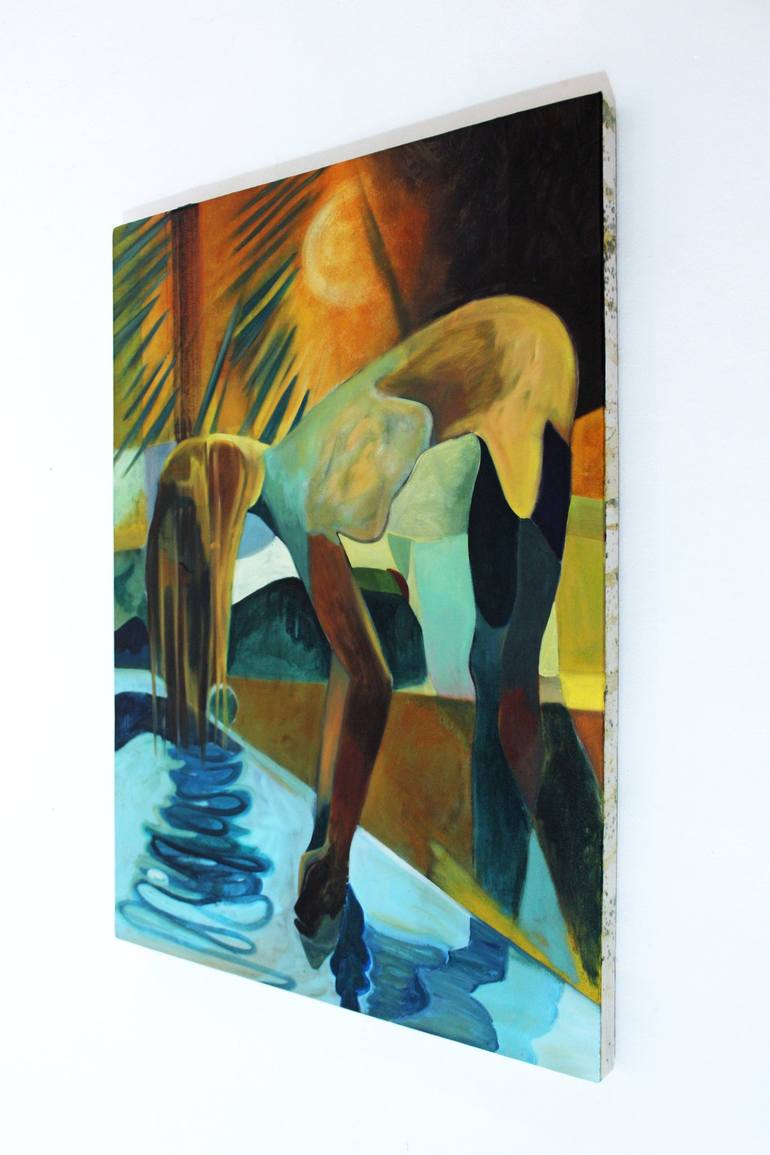 Original Figurative Geometric Painting by Benjamin Stephenson