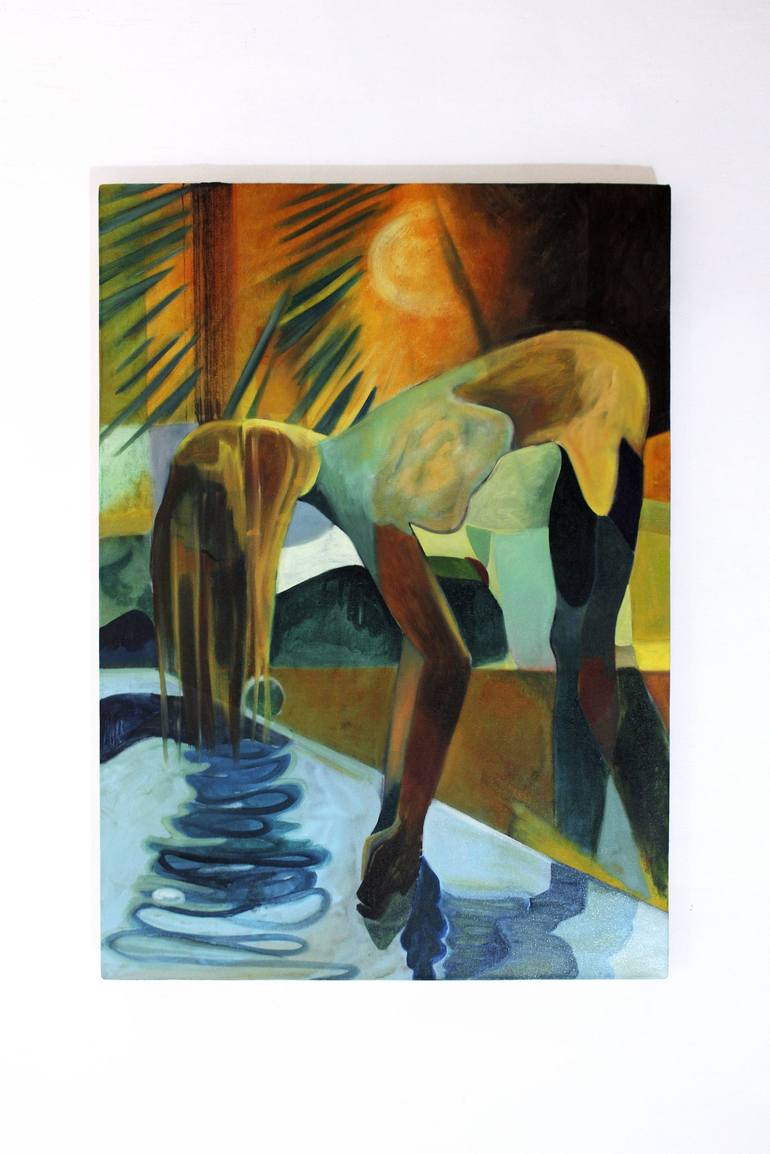 Original Figurative Geometric Painting by Benjamin Stephenson