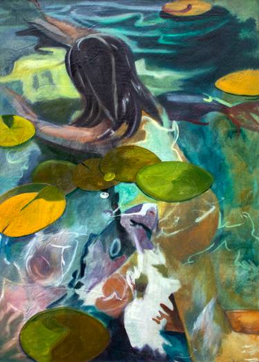 Original Figurative Water Painting by Benjamin Stephenson