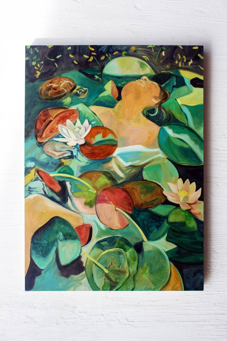 Original Figurative Garden Painting by Benjamin Stephenson