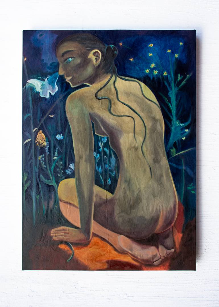 Original Figurative Garden Painting by Benjamin Stephenson