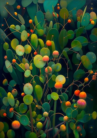 Original Contemporary Botanic Painting by Benjamin Stephenson