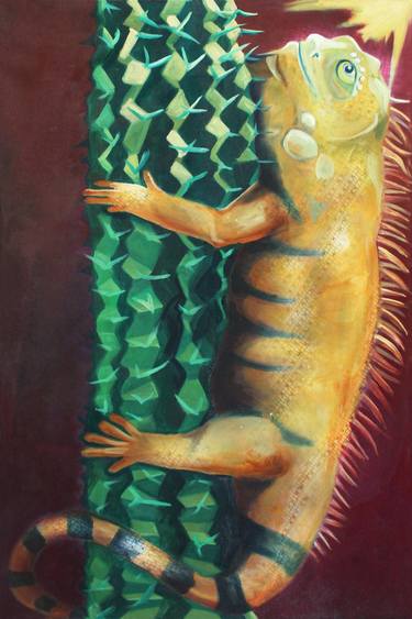 Original Symbolism Animal Painting by Benjamin Stephenson