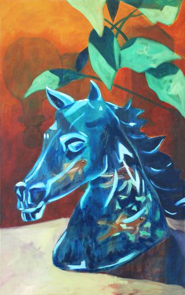 Original Symbolism Animal Painting by Benjamin Stephenson
