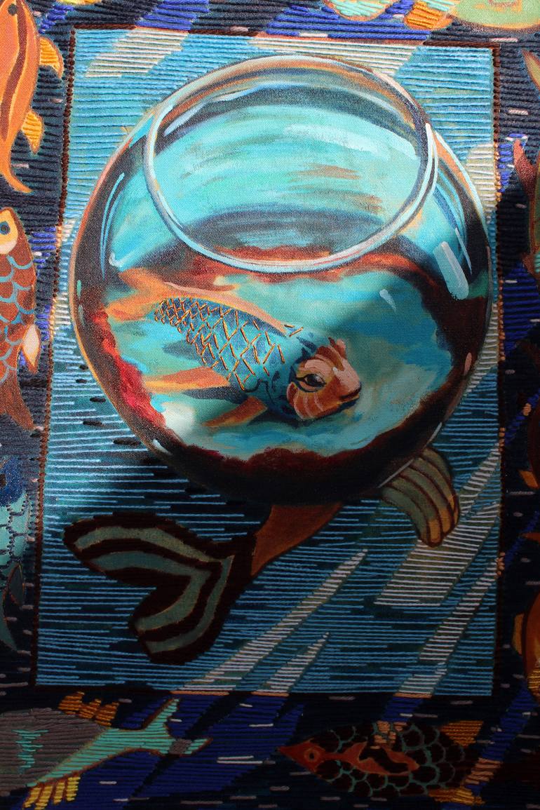 Original Symbolism Animal Painting by Benjamin Stephenson