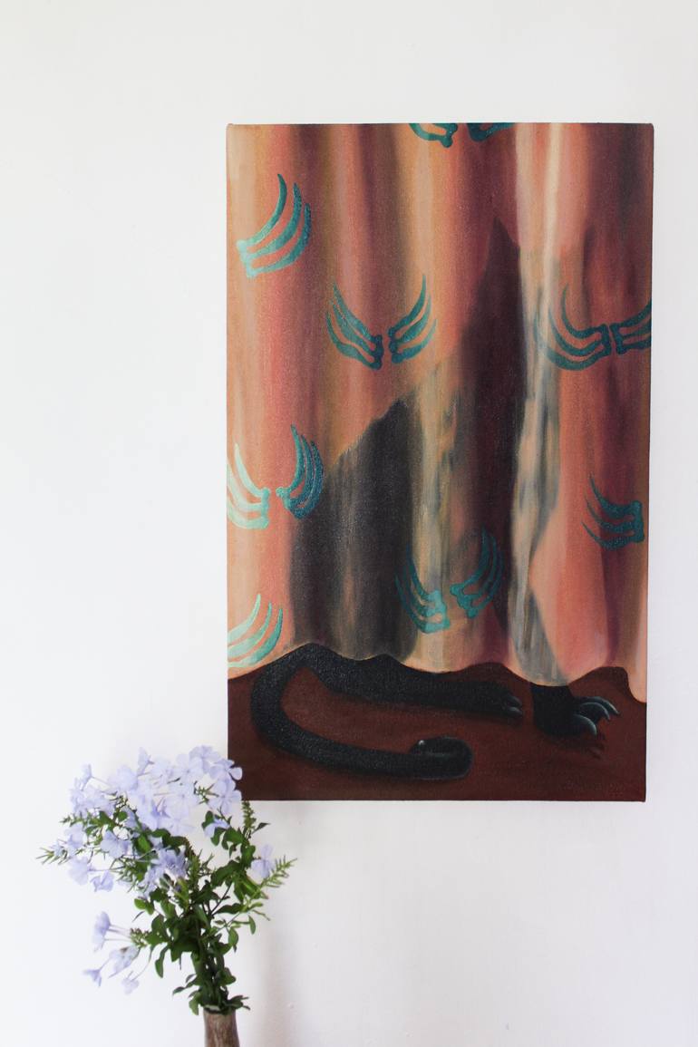 Original Surrealism Animal Painting by Benjamin Stephenson