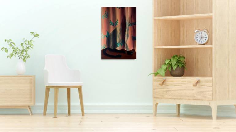 Original Surrealism Animal Painting by Benjamin Stephenson