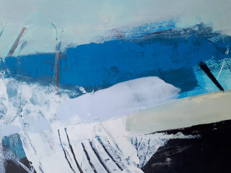 Original Abstract Expressionism Abstract Painting by Ela Czerwinska