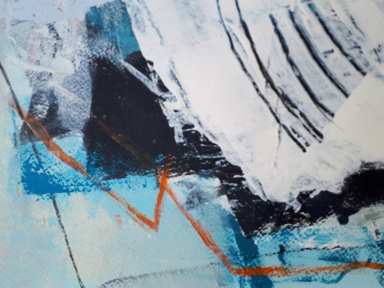 Original Abstract Expressionism Abstract Painting by Ela Czerwinska