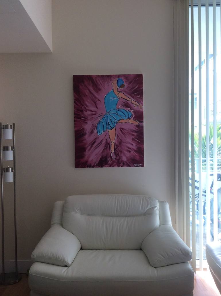 Original Abstract Performing Arts Painting by Alfredo Monroy