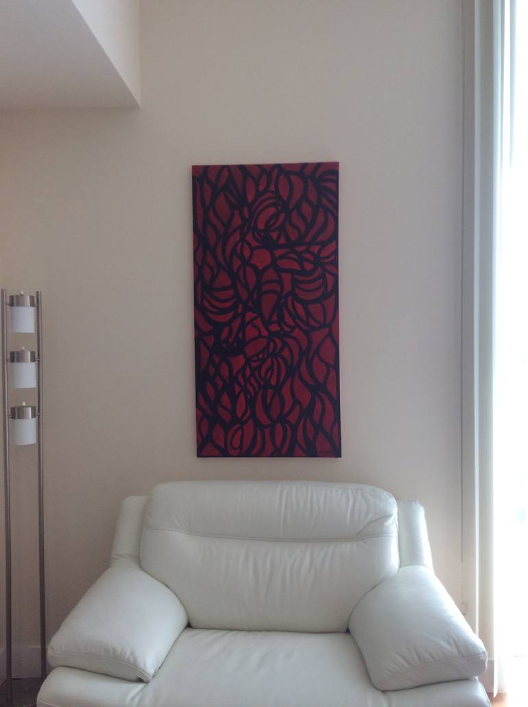 Original Abstract Painting by Alfredo Monroy